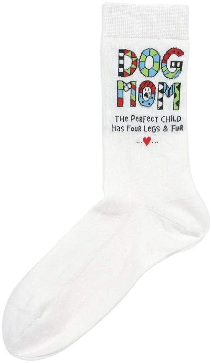 Enesco Our Name Is Mud Cuppa Doodle Dog Mom Socks