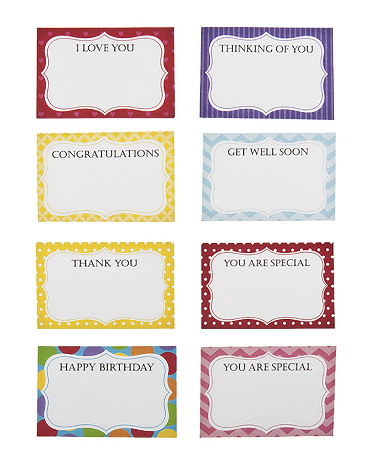 Ganz Celebration Gift Cards-Thank you, Special, Birthday, Congrats (48 pc. set)