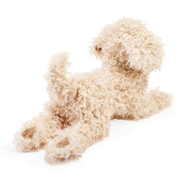 Folkmanis White Poodle Puppy Hand Puppet, 20"