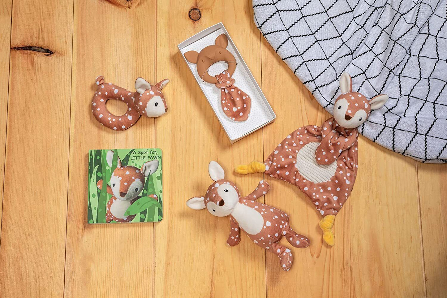 Mary Meyer Leika Silicone Baby Teething Toy, 9-Inches, Little Fawn