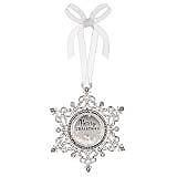 Ganz Merry Christmas Snowflake Ornament