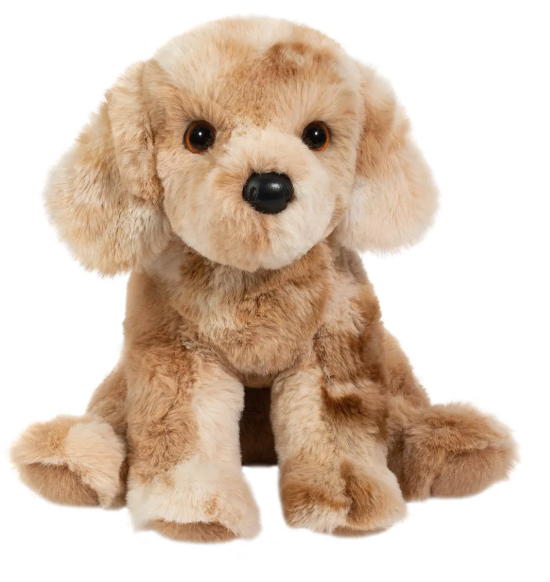 Douglas Weslie Soft Brown Rescue Dog Plush Stuffed Animal, 9" Tall Sitting