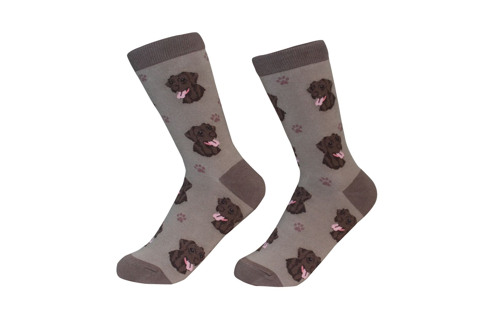 Chocolate Labrador Retriever Dog Breed Socks Unisex Sock Daddy by E&S Pets