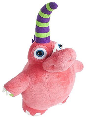 The Horndribbles Plush - Zapp Pink Monster 15" by Explorer's Playground