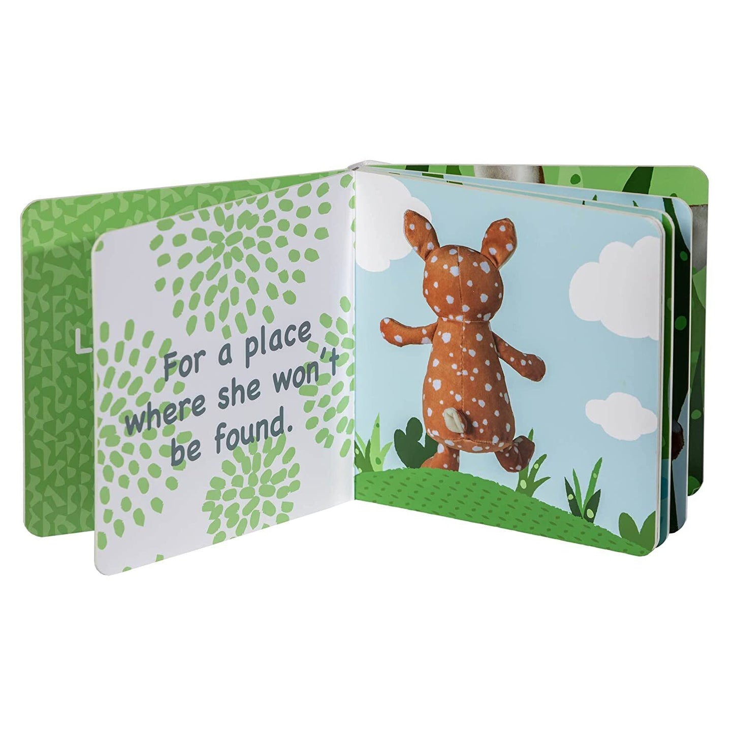 Mary Meyer Leika Baby Board Book, 6 x 6-Inches, Little Fawn