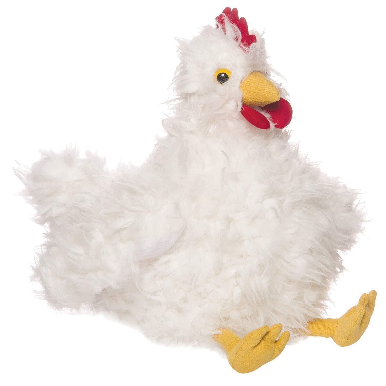 Manhattan Toy Cooper White Chicken Stuffed Animal, 9"