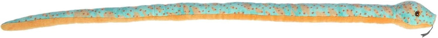 Aurora® Playful Mint Speckled Snake Stuffed Animal, Green & Yellow, 50 inches