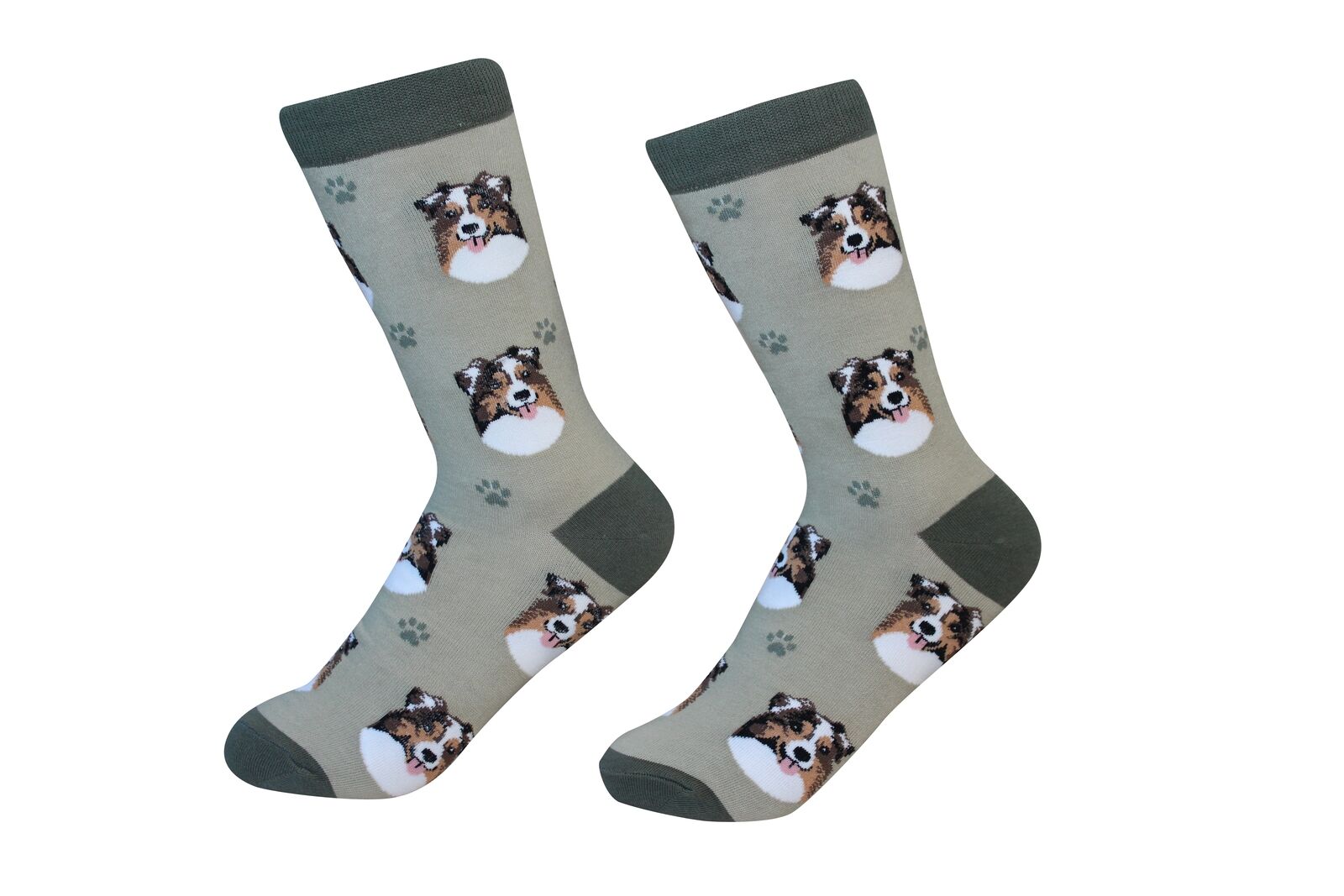 Australian Shepherd Dog Breed Socks Unisex Sock Daddy by E&S Pets