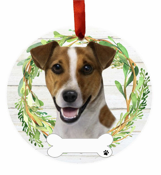 Jack Russell Ornament - E&S Pets - DIY Personalizable, Ceramic Round Ornament