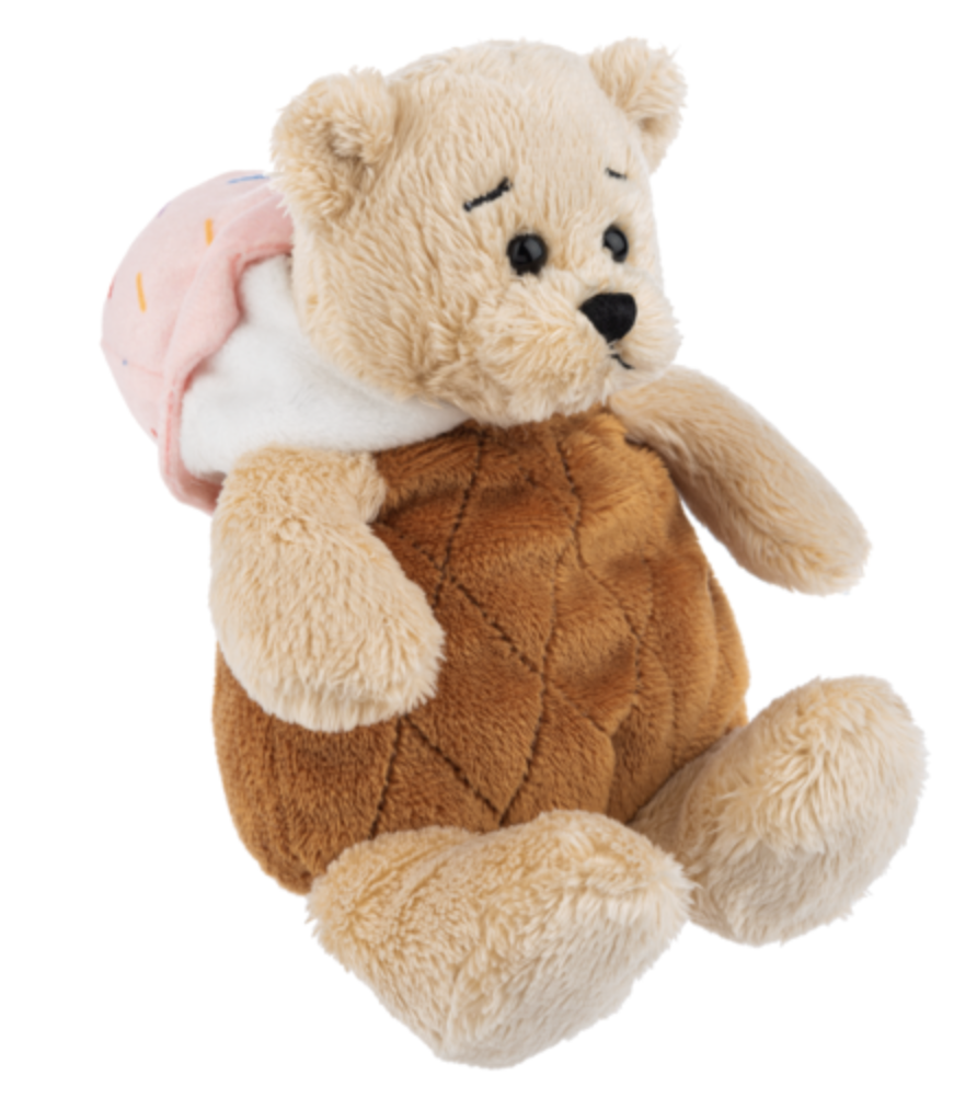 Ganz Wee Bears Ice Cream Plush Stuffed Animal Toy, 7"