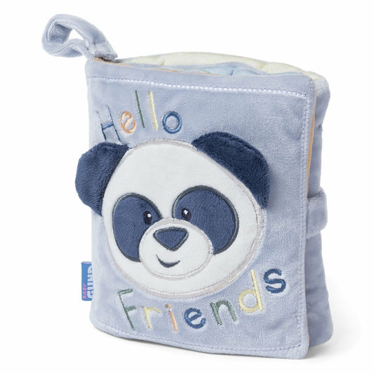 GUND Baby Toothpick Panda, Llama, Fox, & Mouse Soft Book, 8 Inches