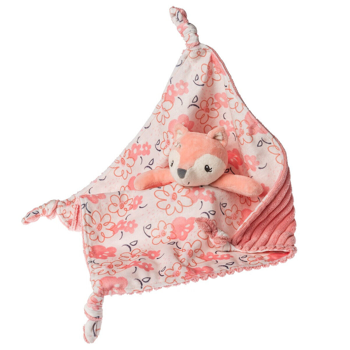 Mary Meyer Stuffed Animal Lovey Security Blanket, 13 x 13", Sweet-n-Sassy Fox