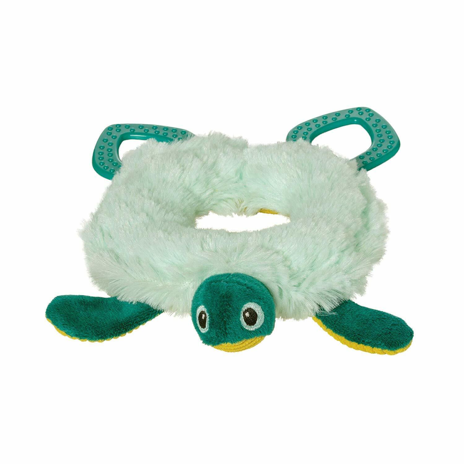 Manhattan Toy Theo Turtle Baby Toy Ring Rattle with Textured Teethers