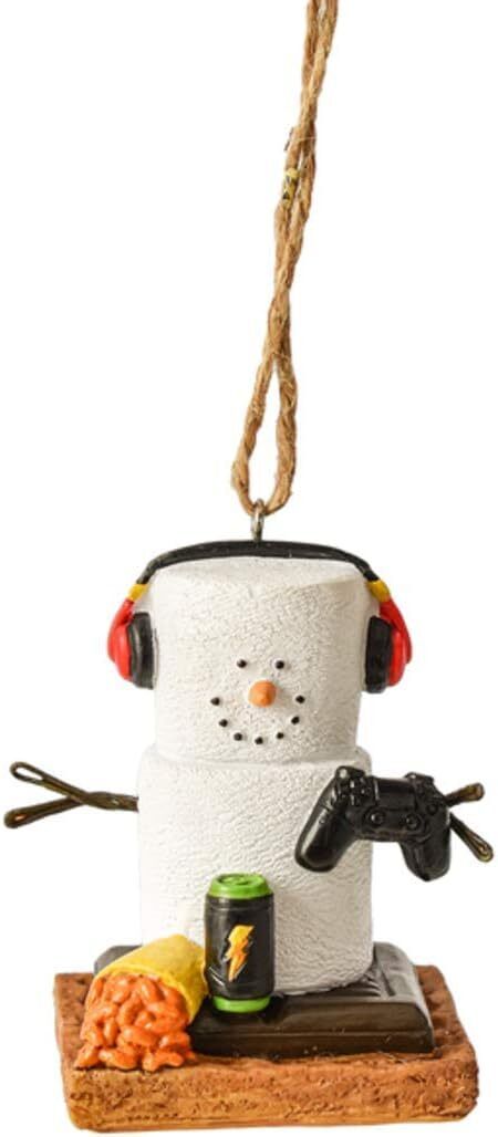 Ganz Midwest-CBK S'mores Gamer Decorative Holiday Hanging Ornament, 2.75 Inches