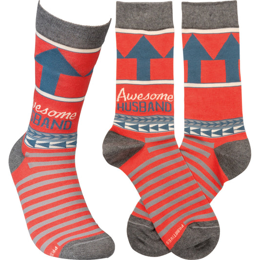 Primitives By Kathy Socks - Awesome Husband