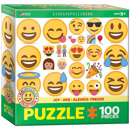 EuroGraphics Joy Emoji Puzzle Jigsaw Puzzle (100-Piece)