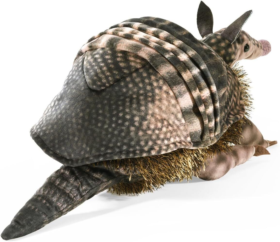 Folkmanis Armadillo Hand Puppet, 17"