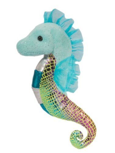 Douglas Cuddle Toys SEA HORSE AQUA, 6"