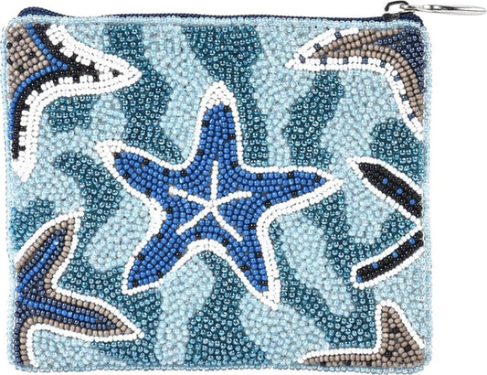 Bamboo Trading Company Coin Purse Starfish Party