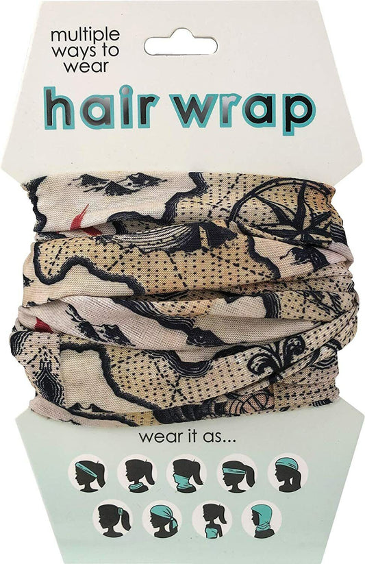 Spoontiques Pirate Treasure Map Hair and Face Wrap