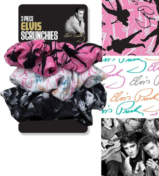 Spoontiques Elvis Hair Scrunchies (3-Pack)