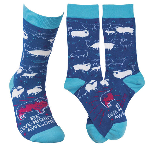 Primitives By Kathy Socks - Be Ewe-Niquely Awesome