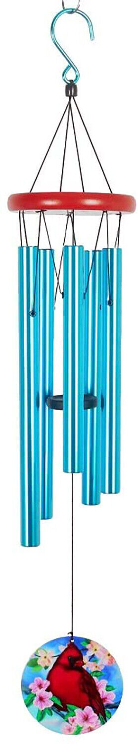 Spoontiques 13925 Cardinal Wind Chime, Blue