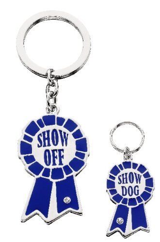 Show Dog Show Off Dog Charm & Keychain