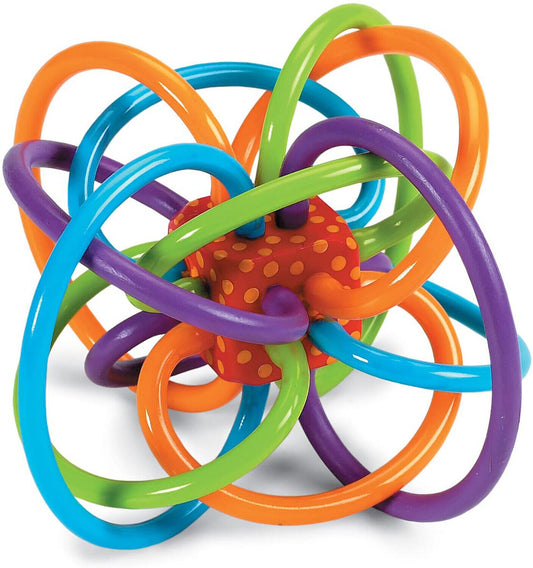 Manhattan Toy Winkel Rattle & Sensory Teether Baby and Toddler Toy
