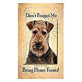 Airedale Baggage Buddies Luggage Tag 4"