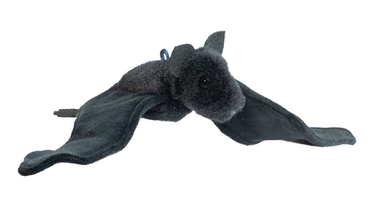 Douglas Cuddle Toys Belma Bat Finger Puppet Plush Stuffed Animal , 6"