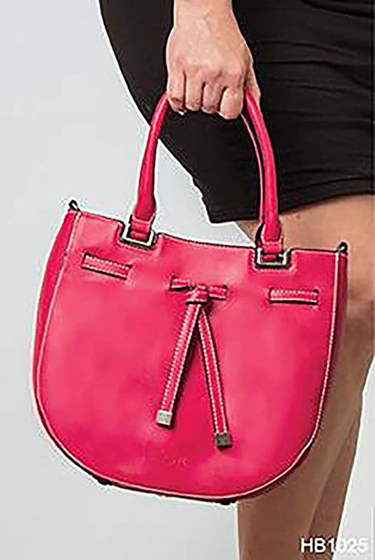 SIMPLY NOELLE ALL TIED UP SHOULDER BAG - Punch Pink