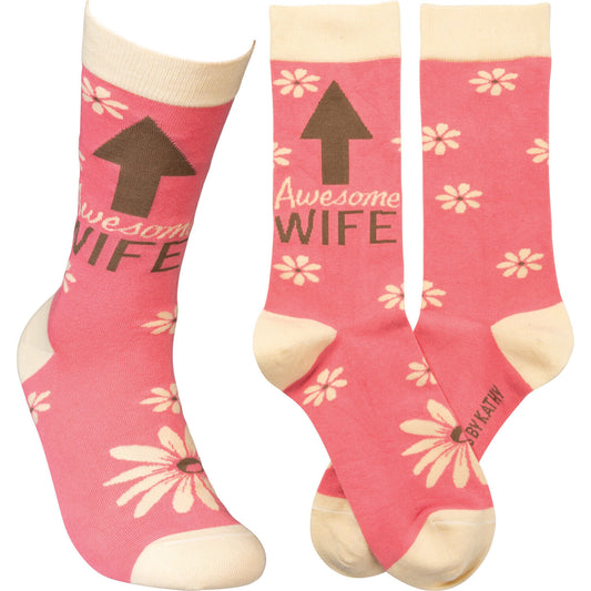 Primitives By Kathy Socks - Awesome Wife