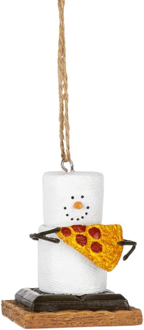 Ganz S'mores Foods Pizza Burger Hot Dog Taco Christmas Ornaments Set of 4