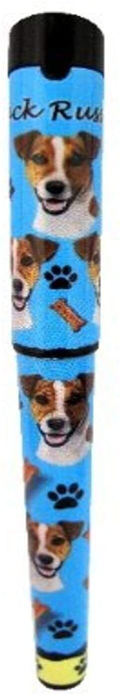E&S Pets Jack Russell Pen Easy Glide Gel Pen, Refillable with A Perfect Grip