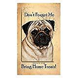 Pug Fawn Dog Baggage Buddies Luggage Tag 4"