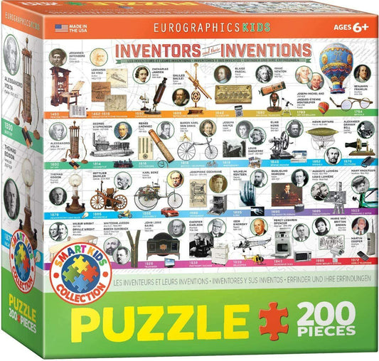 EuroGraphics Great Inventions Puzzle Jigsaw Puzzle (200-Piece)