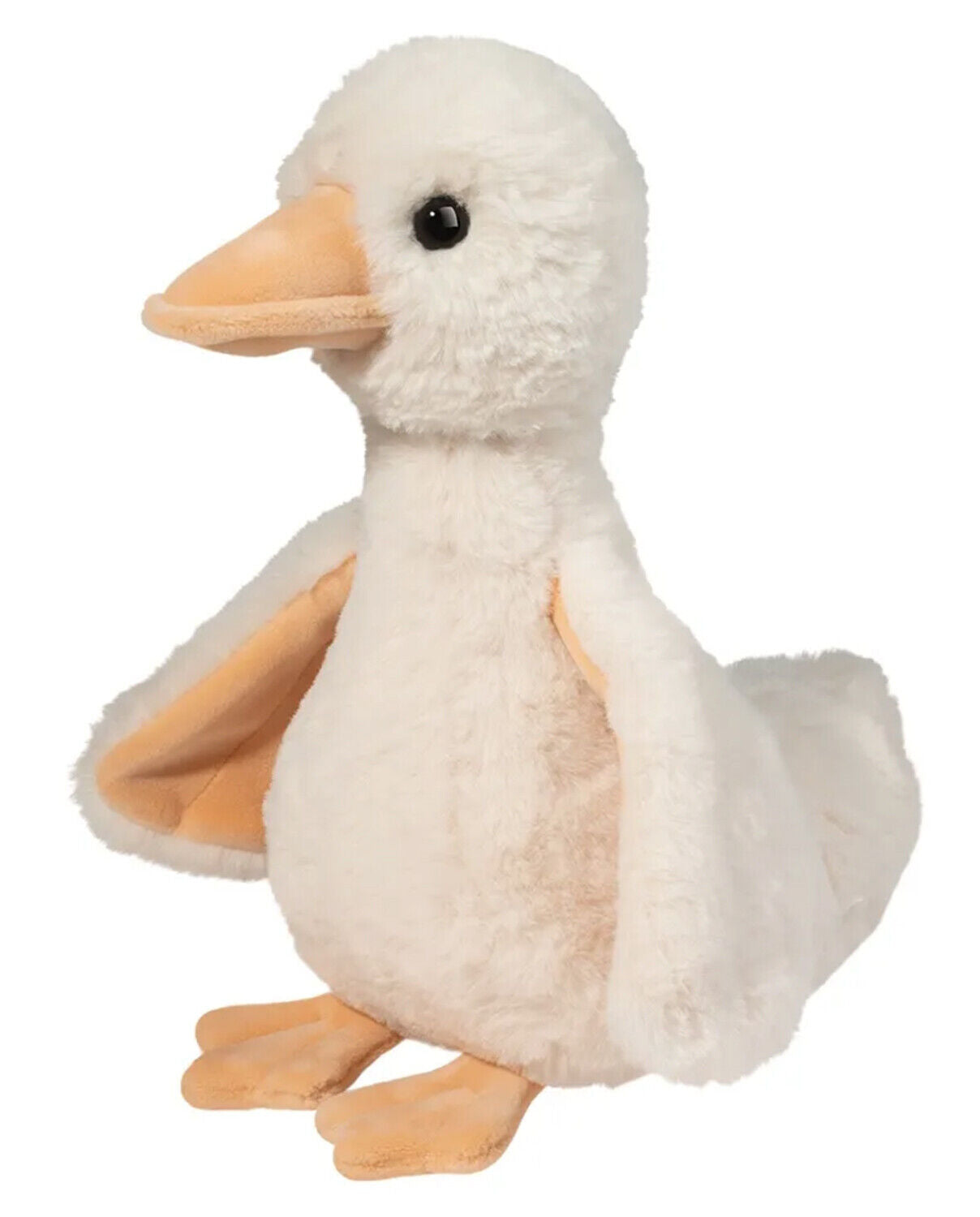 Douglas Ginnie Soft Cream Goose Plush Stuffed Animal, 10"