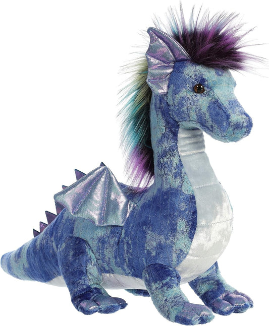 Aurora® Exquisite Luxe Boutique™ Zion Dragon™ Stuffed Animal, Blue, 17 in