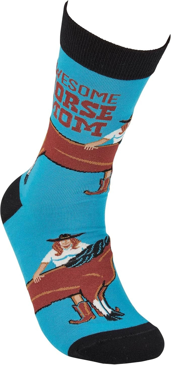 Primitives by Kathy Socks - Awesome Horse Mom Socks, One Size, Unisex