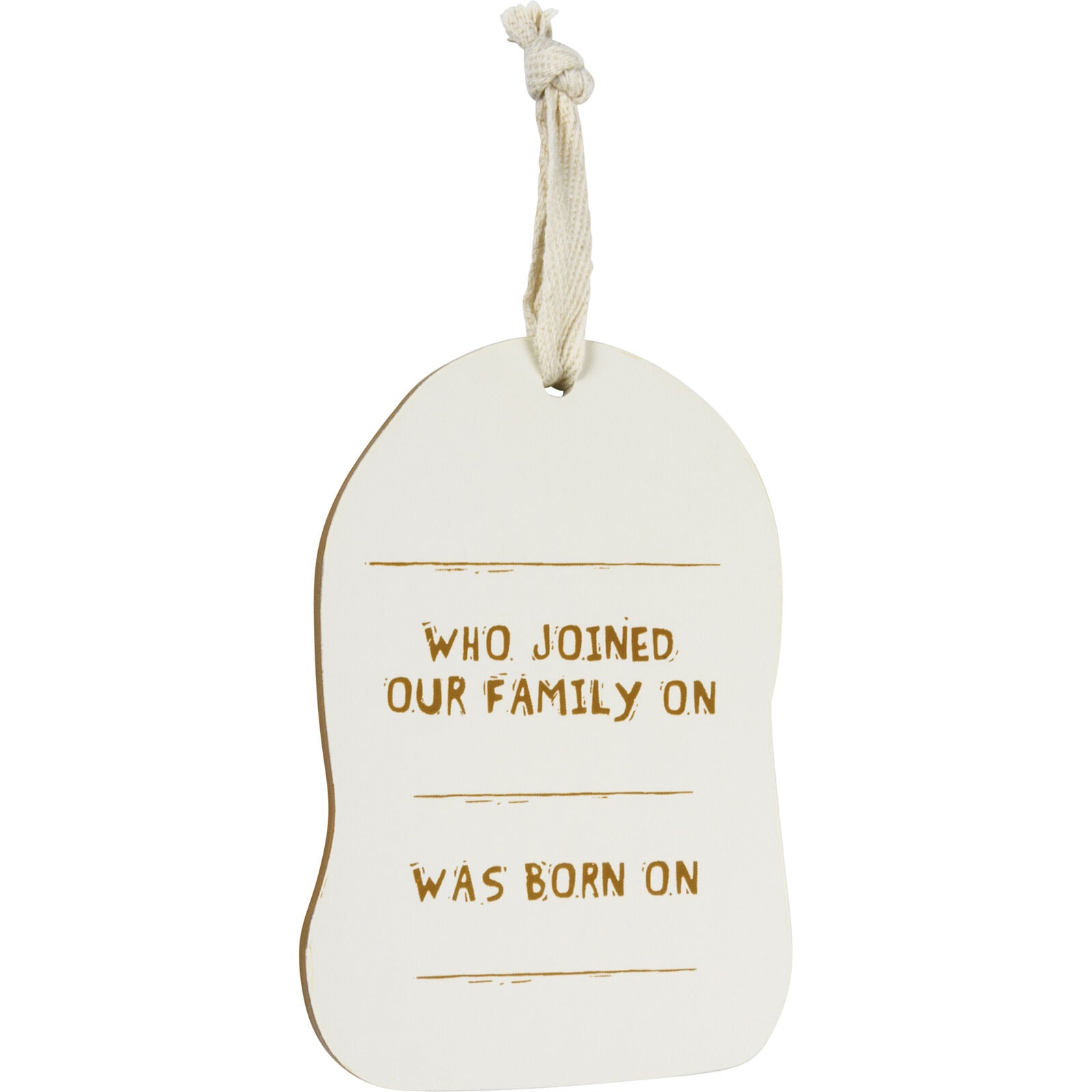 Primitives by Kathy Wooden Hanging Ornament, 2-Sided - I Love My Goldendoodle