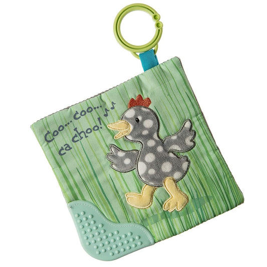 Mary Meyer Crinkle Teether Toy with Baby Paper and Squeaker, 6 x 6-Inches,