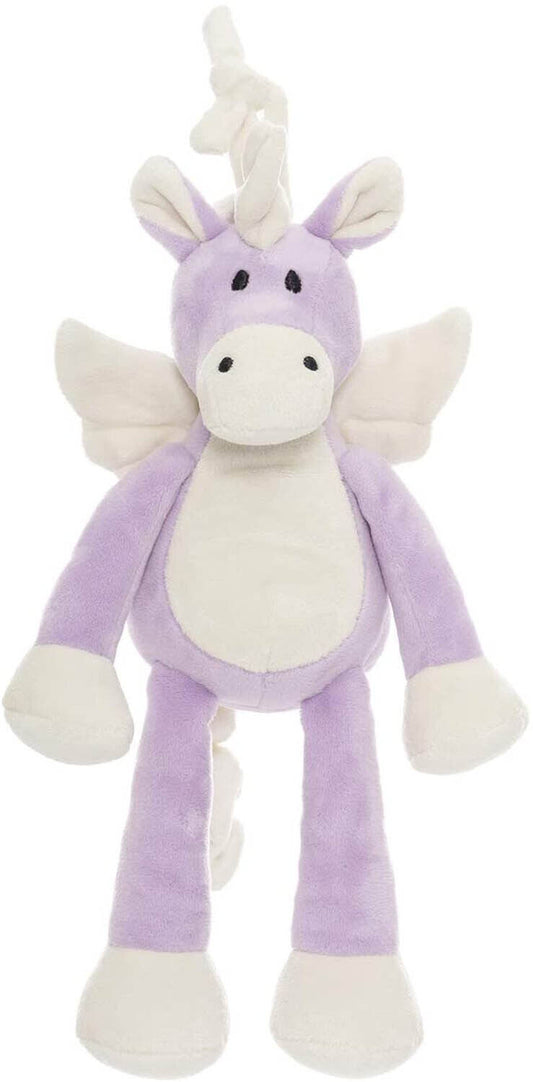 Teddykompaniet Diinglisar Unicorn Plush Musical Pull Stuffed Animal Toy, 10"