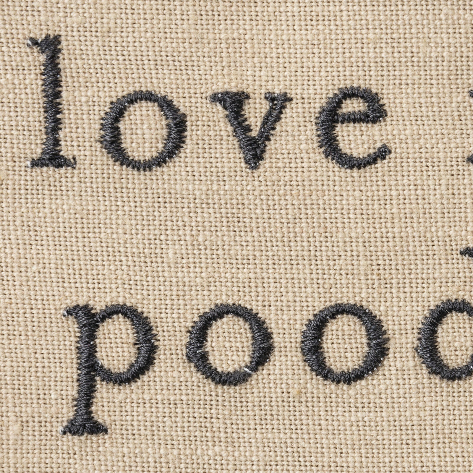 Primitives by Kathy Love My Poodle Dish Towel, 26"