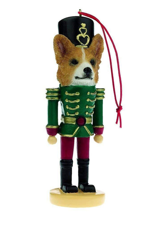 E&S Pets 35358-100 Corgi Nutcracker Soldier Dogs Ornament