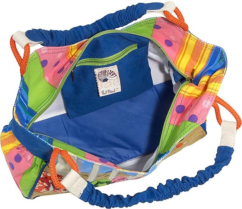 Sun 'N' Sand Coastal Flip Flop Tote by Paul Brent, 19" L x 13" H x 4" W