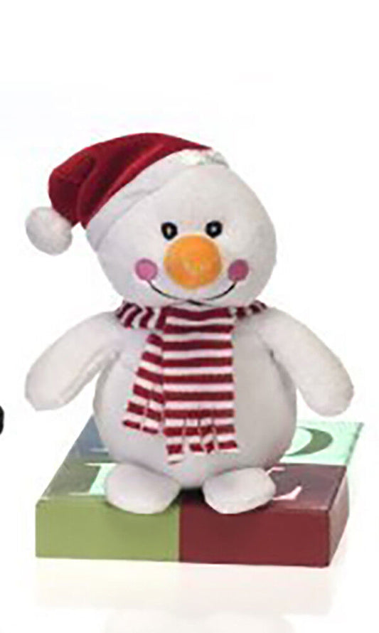 Snowman Holiday Christmas Pal Plush Stuffed Animal 6" by Fiesta