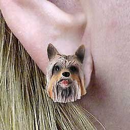 Conversation Concepts Silky Terrier Earrings Post