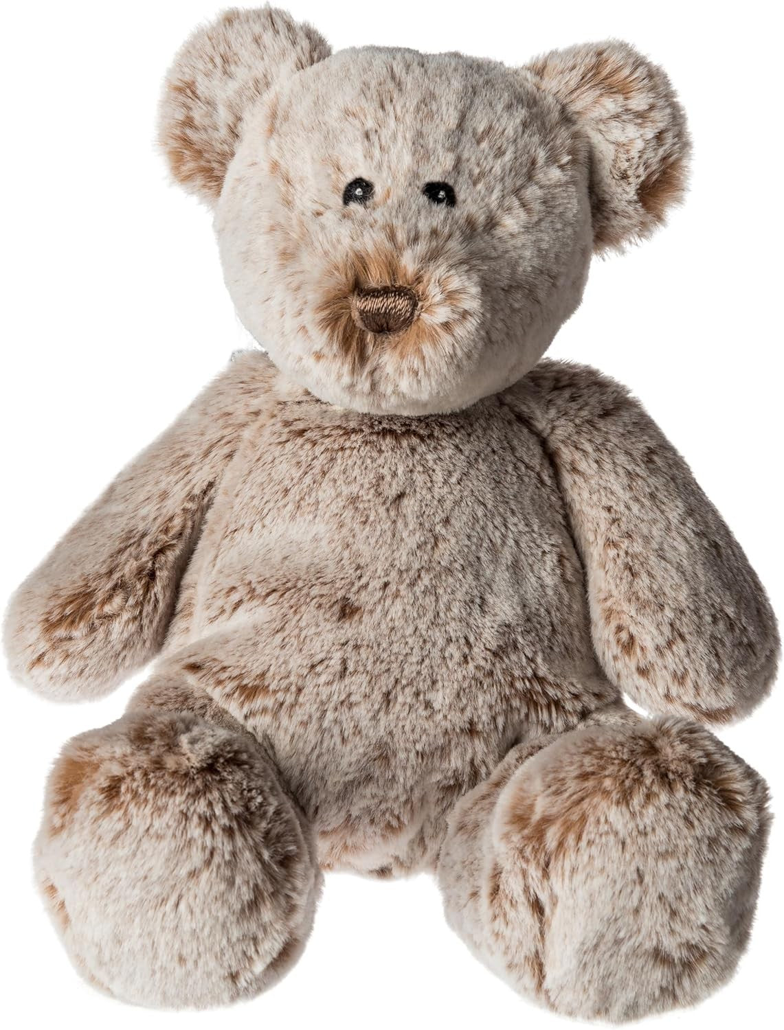 Mary Meyer Stuffed Animal Plush Soft Toy, 10-Inch, Luxey Loves Brown Teddy Bear