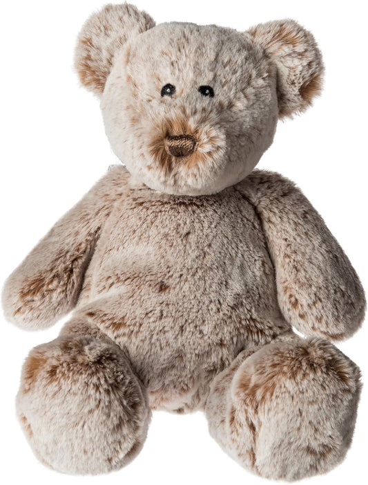 Mary Meyer Stuffed Animal Plush Soft Toy, 10-Inch, Luxey Loves Brown Teddy Bear